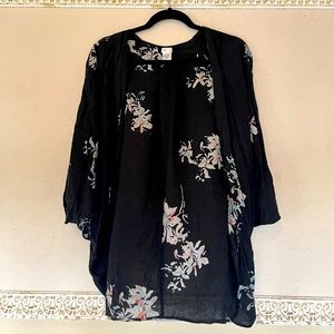 Gentle Fawn Floral Shawl, One Size Fits All